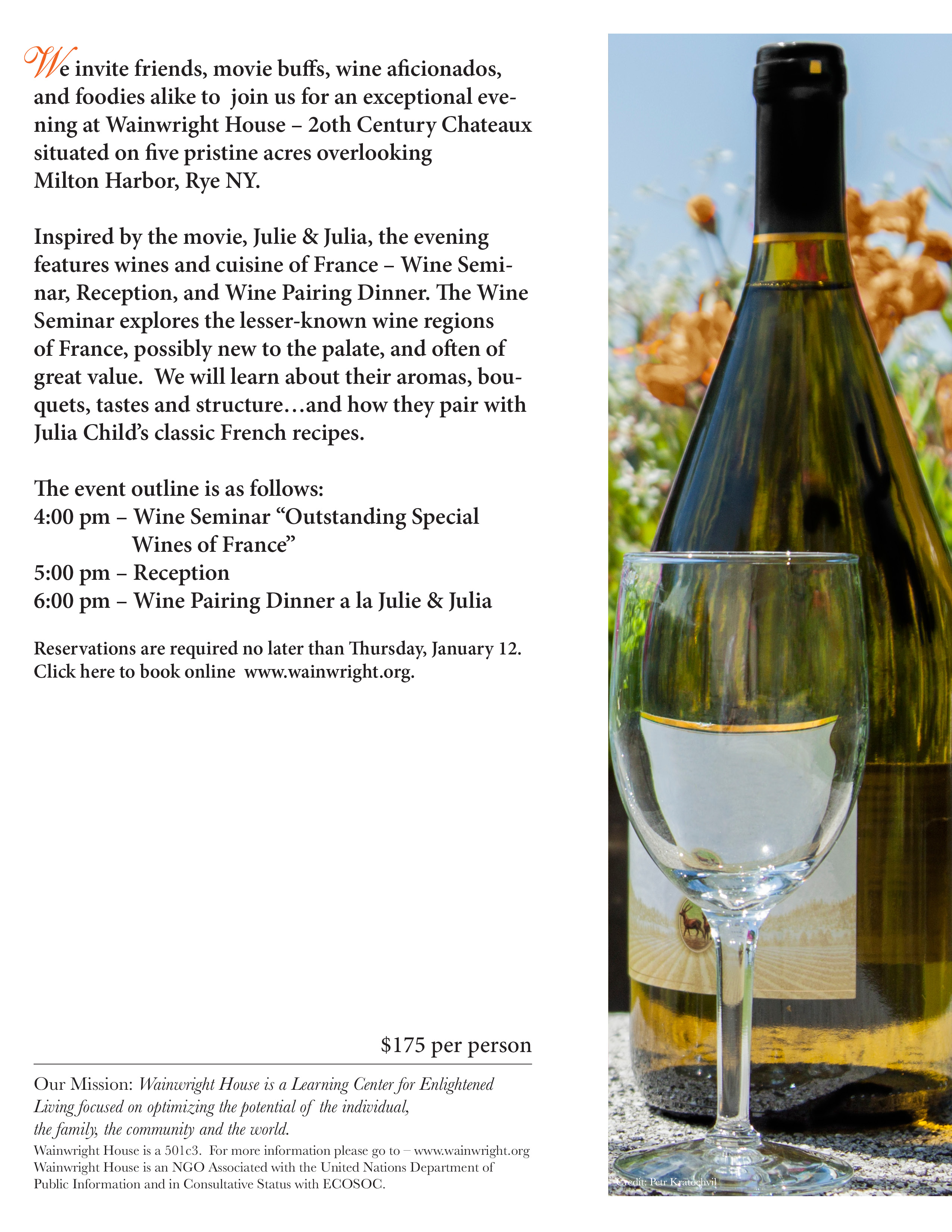 Wine Pairing and Dinner